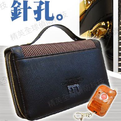 高級偽裝針孔錄影手拿包